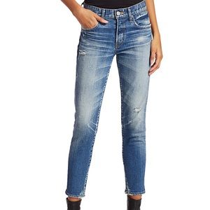 Moussy Distressed Denim Skinny Jean